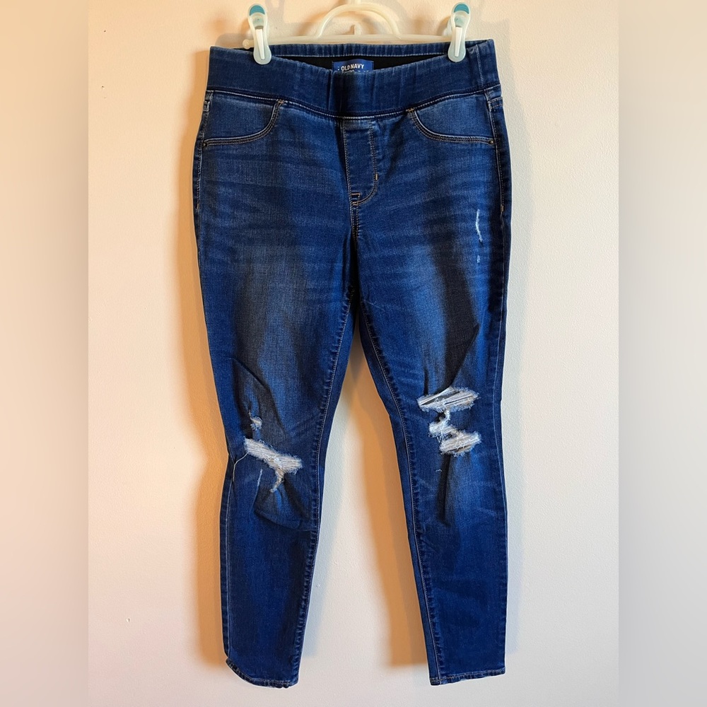 Old Navy Rockstar Pull On Jeans